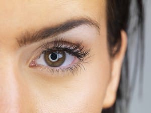 stock image of a woman's face for a blog about eyelid lift surgery in Princeton, NJ