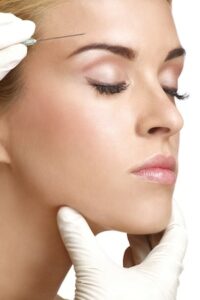 stock image of a female's face for a blog about dermal filler treatments available in Princeton, NJ