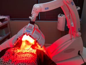 omnilux laser treatment process