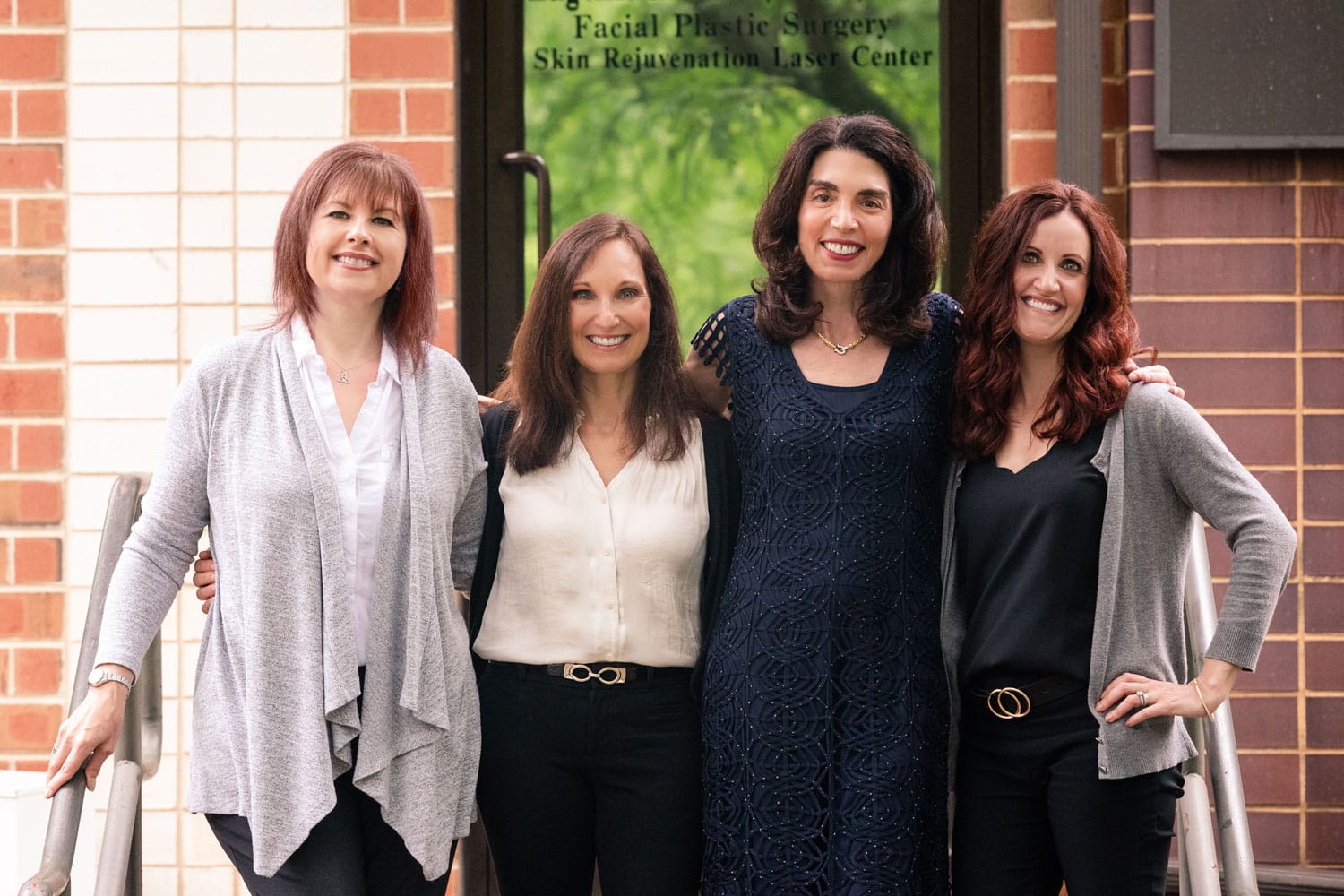 Dr-Eugenie-Brunner-Facial-Plastic-Surgery-Team-Princeton-NJ Facial plastic surgery team at Dr. Eugenie Brunner's office in Princeton, NJ