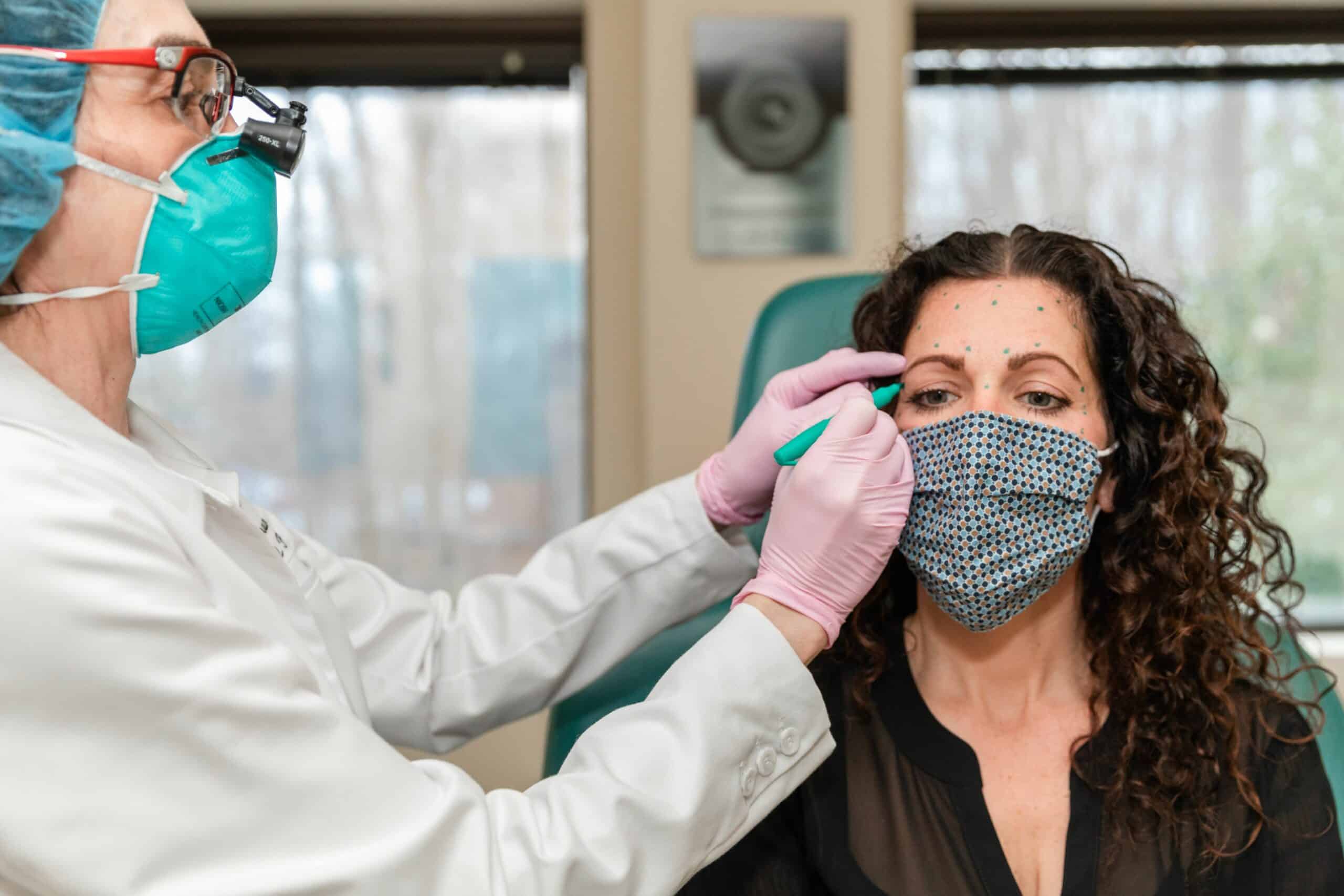 Prepping-patient-for-filler-treatment-Brunner-NYC-1 Prepping-patient-for-filler-treatment-Brunner-NJ