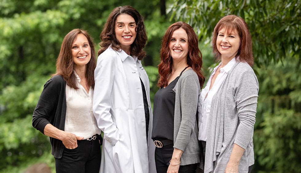 eugenie-brunner-facial-plastic-surgeon-Princeton-nj facial plastic surgeon, Dr. Brunner and her staff in Princeton