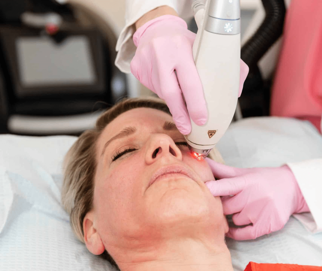 Skin rejuvenation laser procedure by Dr. Brunner in Princeton