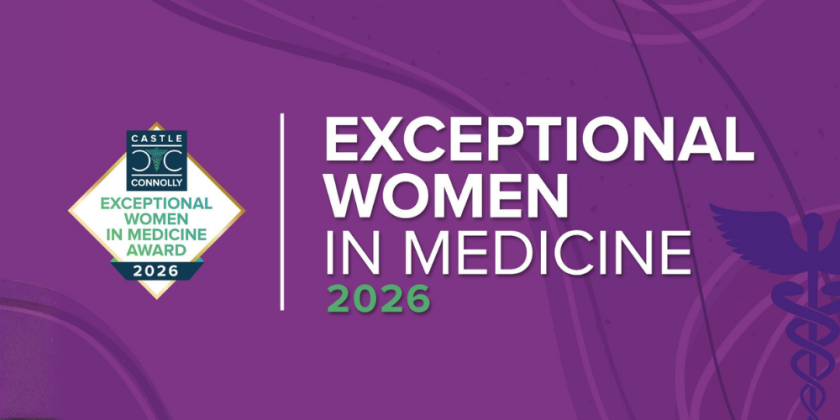 Exceptional women in medicine 2026 award to Dr. Eugenie Brunner by Castle Connolly